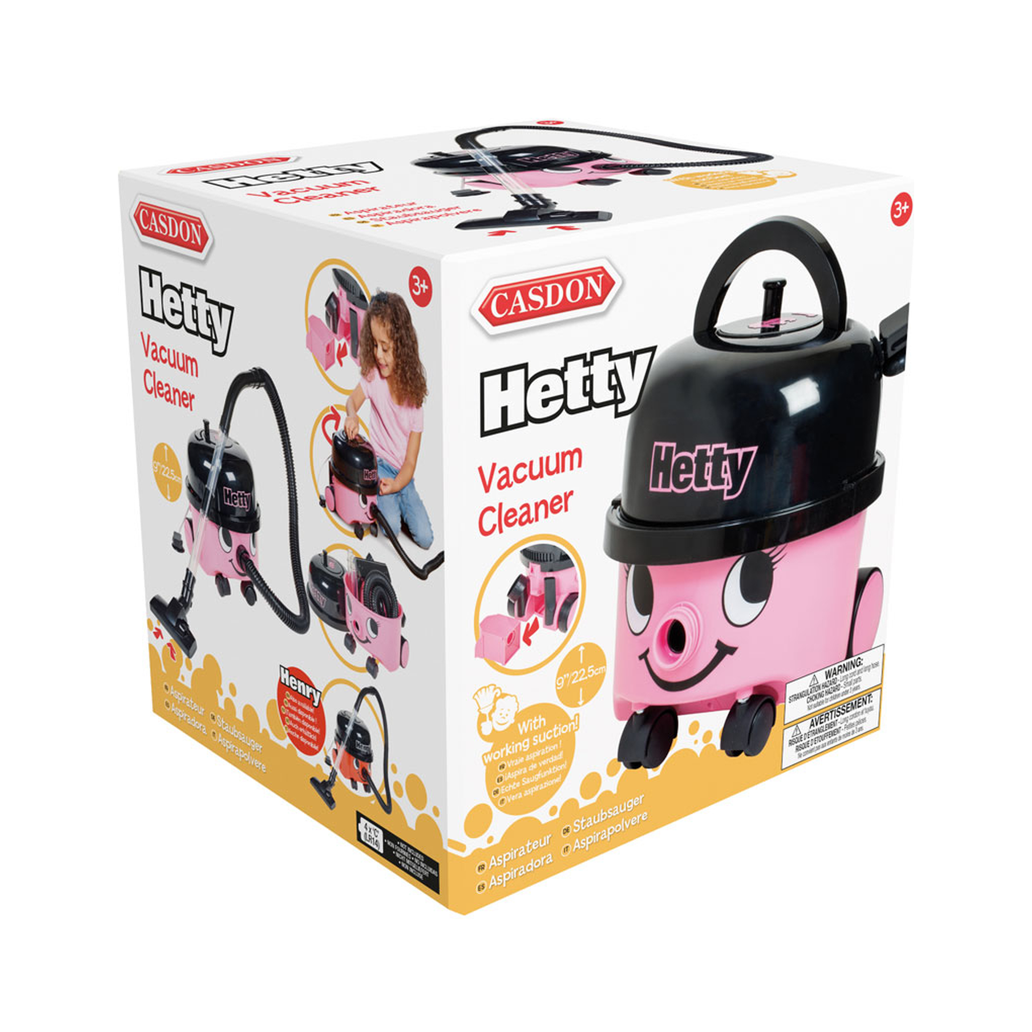 TOY HETTY VACUUM CLEANER & ACCESSORIES