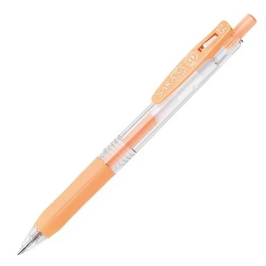 Gel qələm Zebra Pen Sarasa Clip Milk Orange, 0.5 mm, narıncı