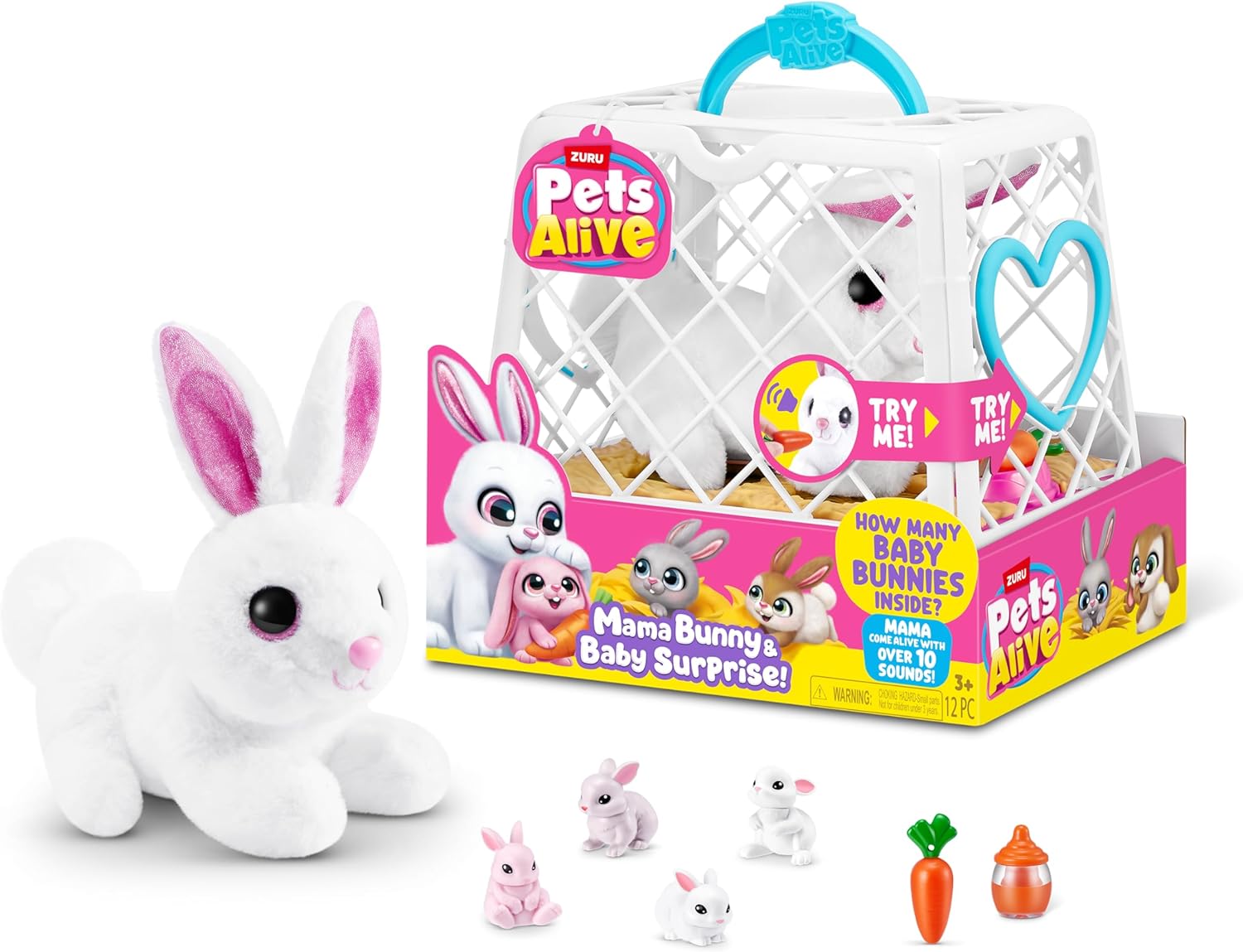 Pets Alive Mama Bunny & Baby Surprise, Series 1