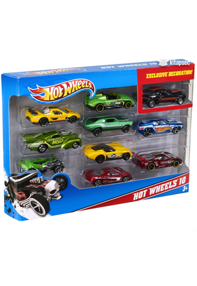 HW BASIC CAR 10 PACK ASST