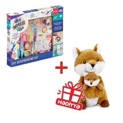 SCRAPBOOKING KIT + MUM AND BABY FOX