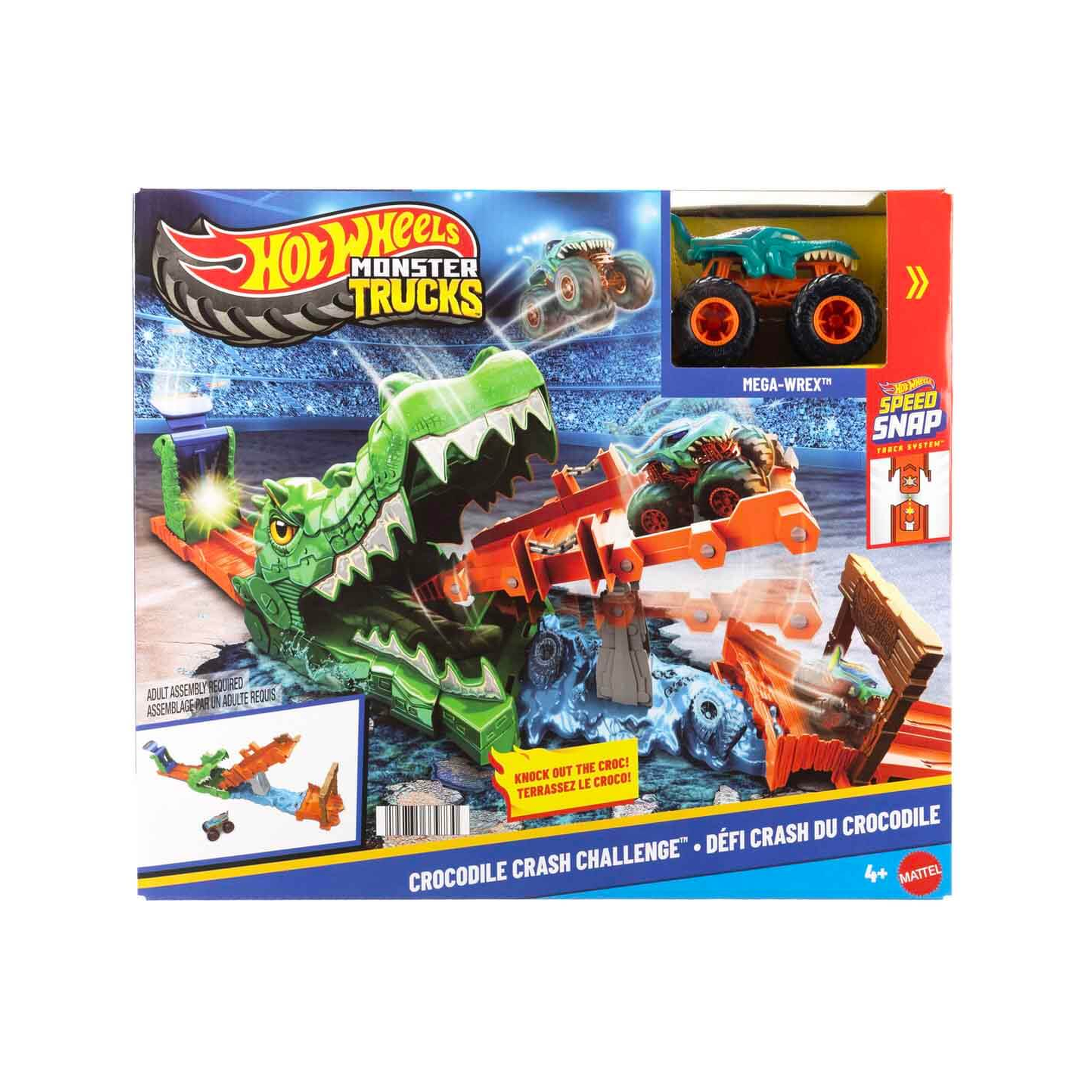 Hot Wheels  Knock The Croc Challenge Playset