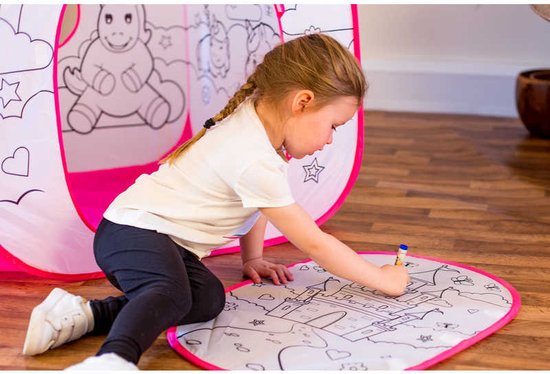 Colour Your Own Play Tent - Unicorn