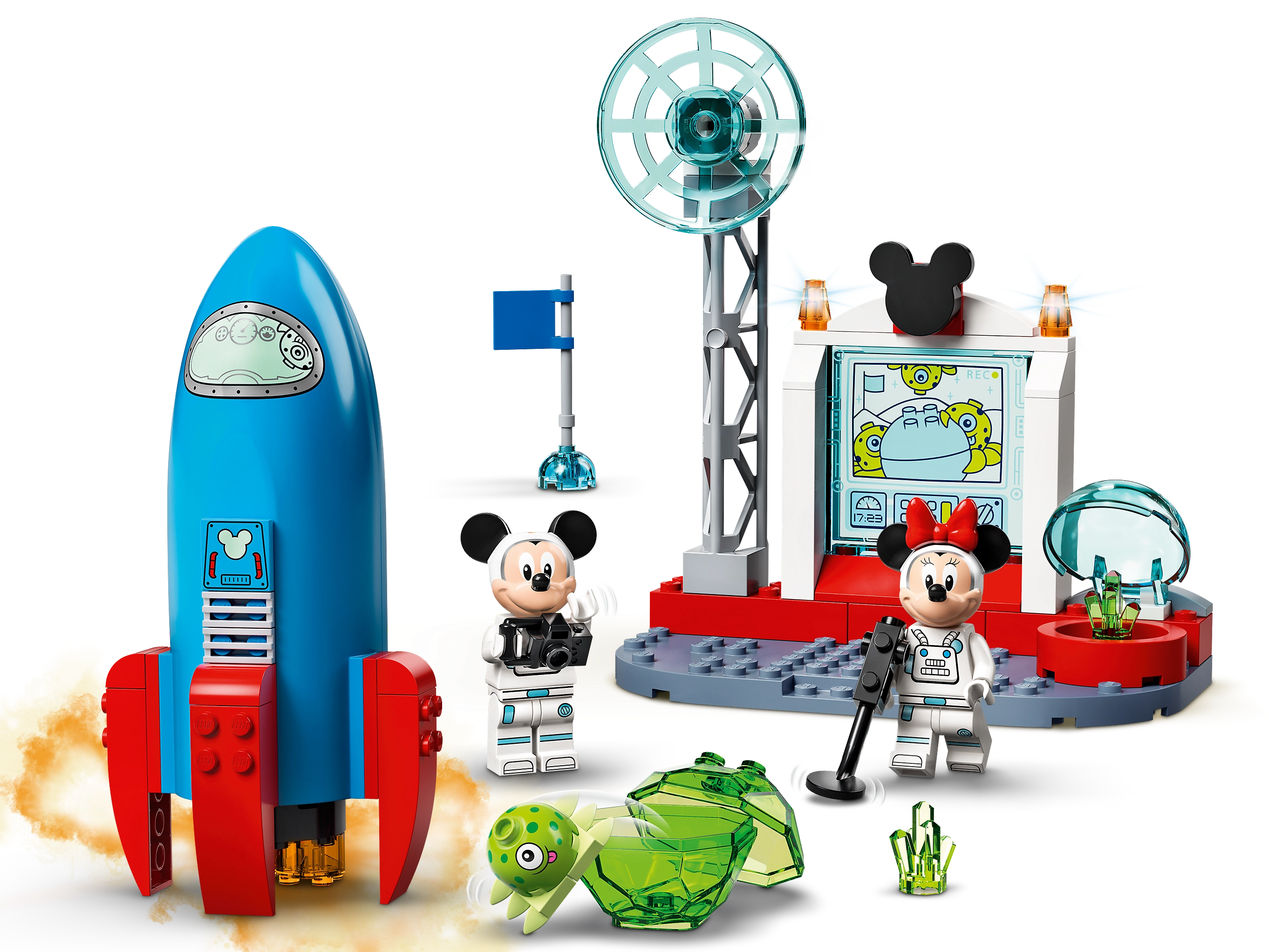 10774 Mickey Mouse & Minnie Mouses Space Rocket